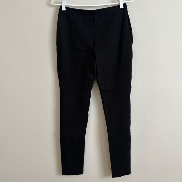 Michael Kors Faux Leather Stripe Leggings - Picture 2 of 5